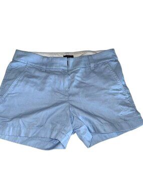 J.Crew Cotton Womens Blue Shorts Size 00